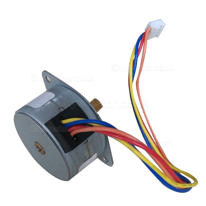 Oukeda PM Stepper Motor SMCU002915 7.5 Deg 2.45Ncm 12V 2 Phase Φ35 mm for Printer 